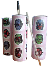 Load image into Gallery viewer, Monster Pattern 20oz Stainless Steel Tumbler