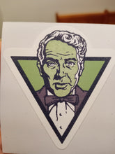 Load image into Gallery viewer, CRISWELL - New Small Vinyl STICKER • GLOW IN THE DARK • PLAN 9
