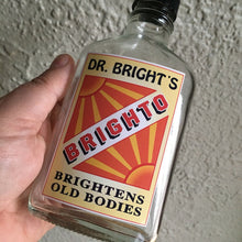 Load image into Gallery viewer, BRIGHTO • STICKER • THE THREE STOOGES!Prop reproduction for Bottles or Flasks!
