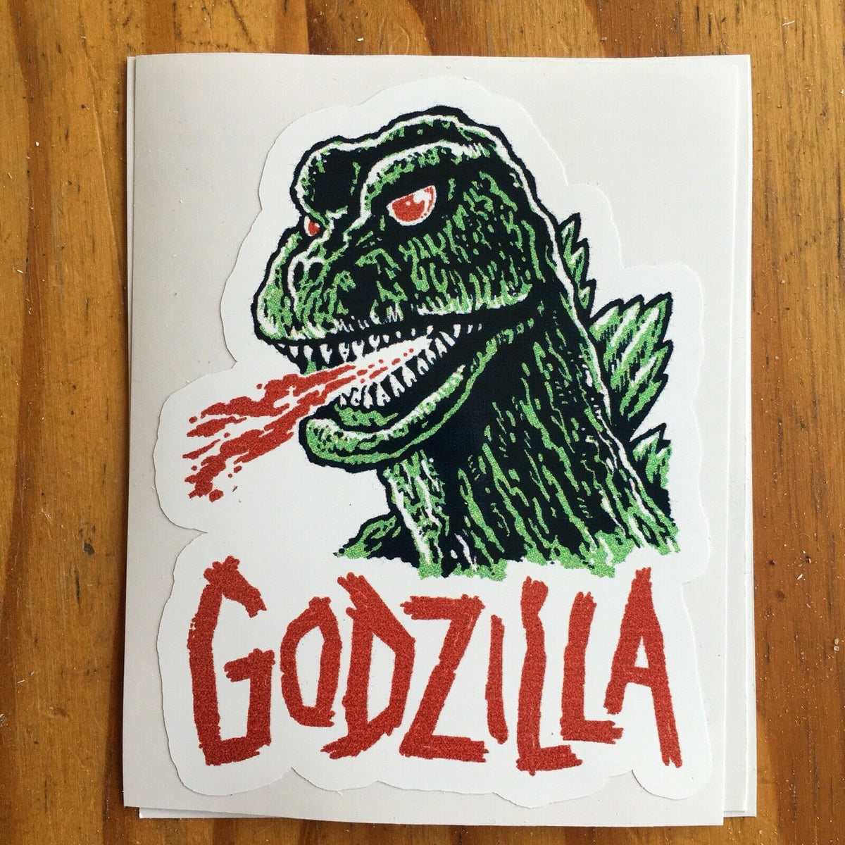 Custom Godzilla Classic (4) Sticker By Cm-arts - Artistshot