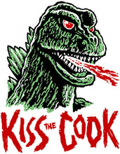 Load image into Gallery viewer, KISS the COOK - GODZILLA • Mani-Yack Iron-On Transfer • Retro Monster Design!!!
