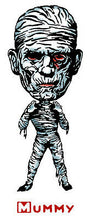 Load image into Gallery viewer, THE MUMMY • Iron-On Transfer • Retro MANI-YACK MONSTER Design! • Famous Monsters