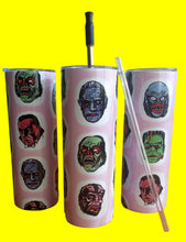 Load image into Gallery viewer, Monster Pattern 20oz Stainless Steel Tumbler
