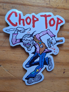 CHOP TOP • MAGNET • Retro MANI-YACK MONSTER!!!  TEXAS CHAINSAW MASSACRE 2