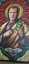 Load image into Gallery viewer, St. Vincent stretched digital print
