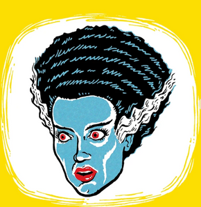 BRIDE OF FRANKENSTEIN • Throw Pillow