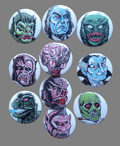 Mani-Yack Monster Button Set