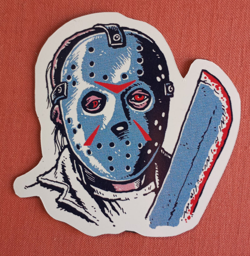 JASON VOORHEES FRIDAY THE 13TH • MAGNET • Retro MANI-YACK MONSTER!!!