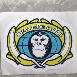 LANCELOT LINK - SECRET CHIMP • Vinyl SMALL STICKER • Retro TV Show Design!!!