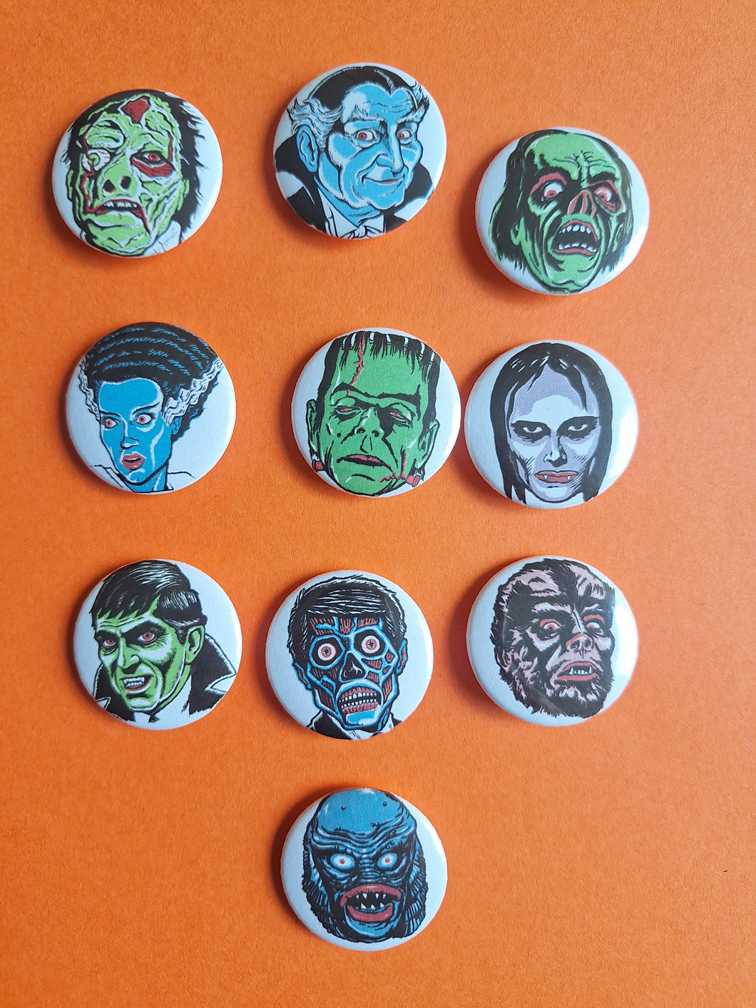 Mani-Yack Monster Button Set