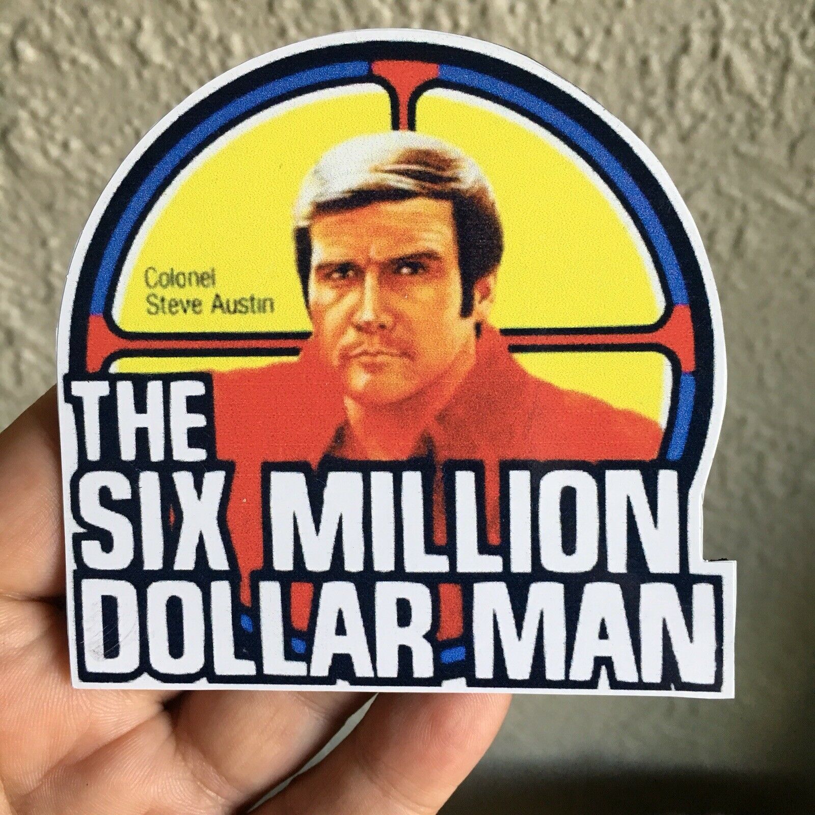 SIX MILLION DOLLAR MAN • MAGNET • Retro MANI-YACK MONSTER