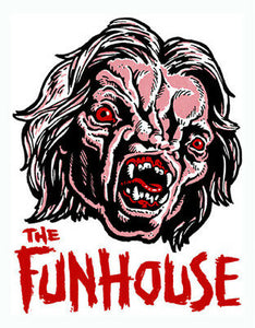 THE FUNHOUSE FREAK • Mani-Yack Iron-On Transfer • CULT FILM - TOBE HOOPER