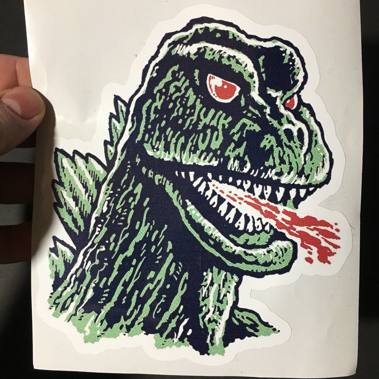 GODZILLA • LARGE STICKER • Retro MANI-YACK MONSTER!!! – Mani-Yack Monsters