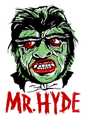 MR. HYDE • Mani-Yack Iron-On Transfer • Classic Retro Monster Design!!!