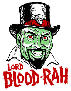 LORD BLOOD-RAH • Iron-On Transfer • Horror Host • MANI-YACK MONSTER!!!