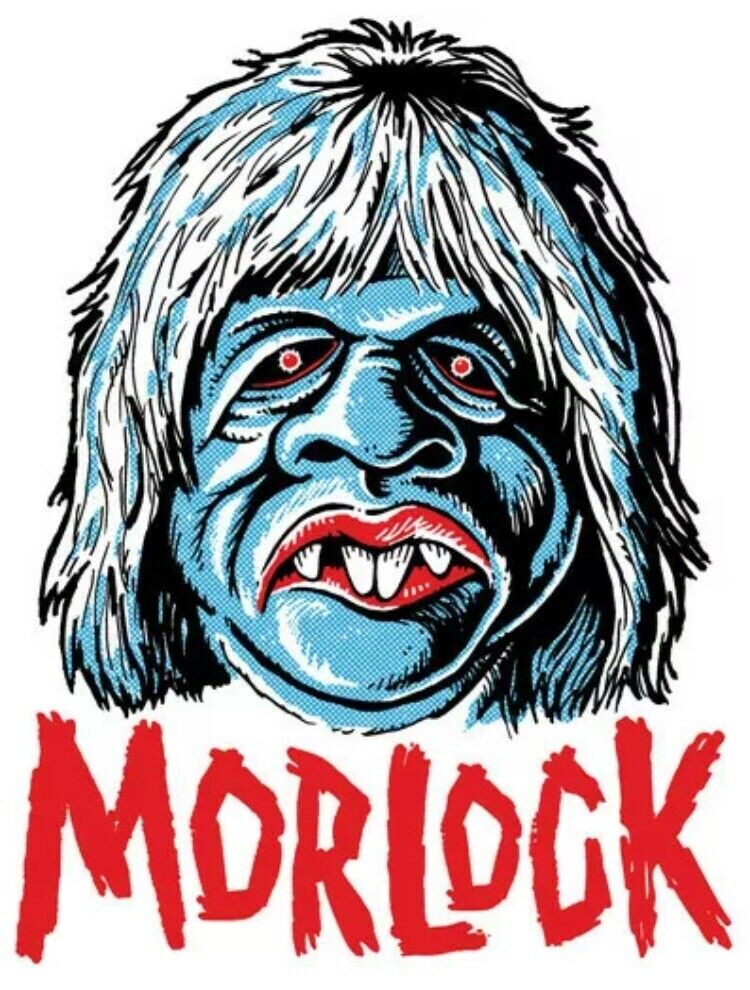 monsters from time machine MORLOCK • STICKER • Retro MANI-YACK MONSTER!!! • Famous Monsters