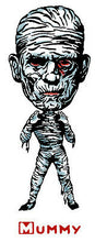 Load image into Gallery viewer, THE MUMMY • Iron-On Transfer • Retro MANI-YACK MONSTER Design! • Famous Monsters
