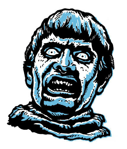 plague monsters PLAGUE of the ZOMBIES • LARGE STICKER • Retro MANI-YACK MONSTER • HAMM –  Mani-Yack Monsters