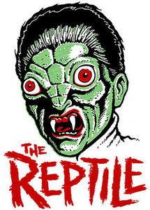 THE REPTILE • Iron-On Transfer • Retro/Hammer MANI-YACK MONSTER!!!