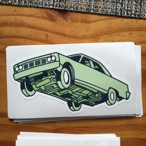 REPO MAN - CHEVY MALIBU • Custom GLOW Vinyl STICKER!!!