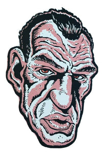 RONDO HATTON • LARGE STICKER • Retro MANI-YACK MONSTER!!! • Creeper - Brute Man