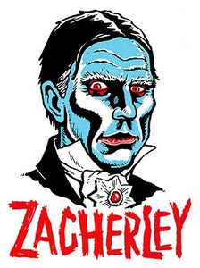 ZACHERELY • Iron-On Transfer • Horror Host • MANI-YACK MONSTER!!!