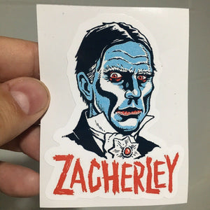 ZACHERLEY • Small STICKER • Horror Host • MANI-YACK MONSTER!!!